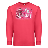 Cardinal tackle cancer football leopard Premium Sweatshirt - AdoDesignShop