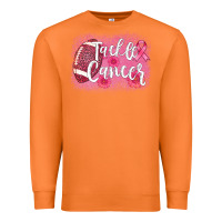 Carrot tackle cancer football leopard Premium Sweatshirt - AdoDesignShop