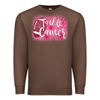 Chestnut tackle cancer football leopard Premium Sweatshirt - AdoDesignShop