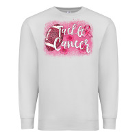 Dove Grey tackle cancer football leopard Premium Sweatshirt - AdoDesignShop