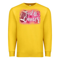 Lemon tackle cancer football leopard Premium Sweatshirt - AdoDesignShop