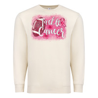 Sandshell tackle cancer football leopard Premium Sweatshirt - AdoDesignShop