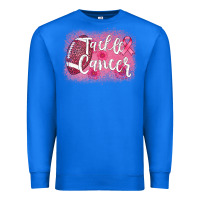 True Royal tackle cancer football leopard Premium Sweatshirt - AdoDesignShop