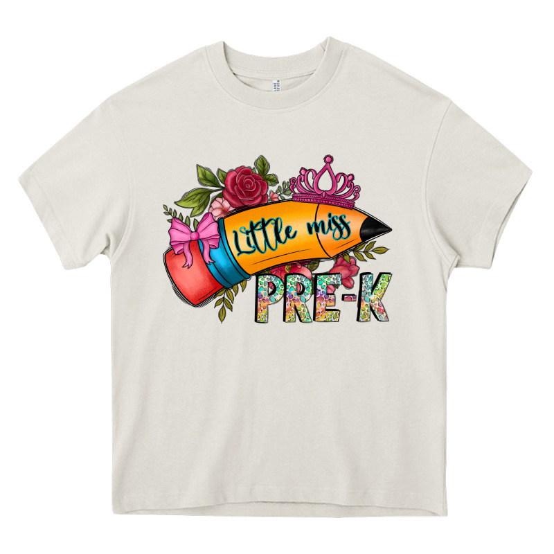 Little Miss Prek Heavy Core Tee by CowhideDigitalArt | Teevron
