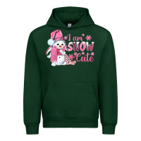 Forest Green i am snow cute pink bbs Urban Hoodie - BundleAndBundleShop