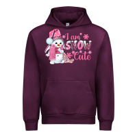 Mauve Wine i am snow cute pink bbs Urban Hoodie - BundleAndBundleShop