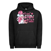 Pigment Black i am snow cute pink bbs Urban Hoodie - BundleAndBundleShop