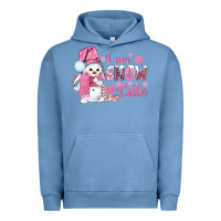 Pigment Pebble Blue i am snow cute pink bbs Urban Hoodie - BundleAndBundleShop
