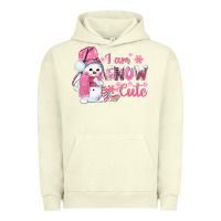 Pigment Pistachio i am snow cute pink bbs Urban Hoodie - BundleAndBundleShop