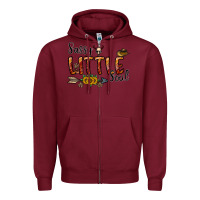 Burgundy sassy little soul Zipper Hoodie - CowhideDigitalArt