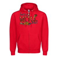 Red sassy little soul Zipper Hoodie - CowhideDigitalArt