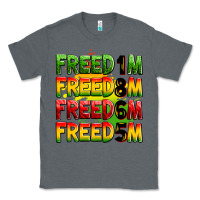 Charcoal Heather Freedom 1865 Classic Tee - Zillion Design Studio