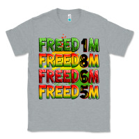 Heather Grey Freedom 1865 Classic Tee - Zillion Design Studio