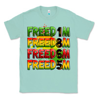 Seafoam Freedom 1865 Classic Tee - Zillion Design Studio