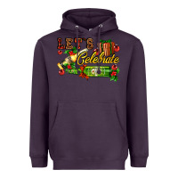 Plum let`s celebrate with beer bottles Heavyweight Hoodie - AdoDesignShop
