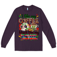 Plum i like my coffee black like my soul Long Sleeve Tee - Zillion Design Studio