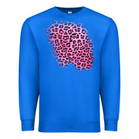 True Royal pink leopard patch Premium Sweatshirt - AdoDesignShop
