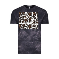 Cloud Black cowhide pattern Vintage Tee - RanaPortraitStore