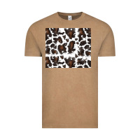 Vintage Coffee cowhide pattern Vintage Tee - RanaPortraitStore