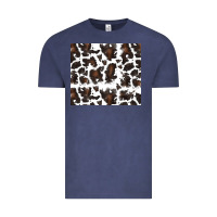 Vintage Denim cowhide pattern Vintage Tee - RanaPortraitStore