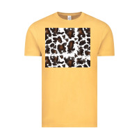 Vintage Mustard cowhide pattern Vintage Tee - RanaPortraitStore