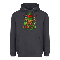 Smoke i'm freakin freezin christmas long haired cow Heavyweight Hoodie - Jasminsmagicworld