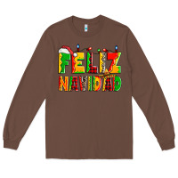 Chestnut feliz navidad Long Sleeve Tee - Zillion Design Studio