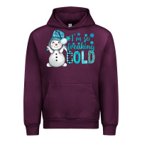 Mauve Wine i'm so freaking cold bbs Urban Hoodie - BundleAndBundleShop