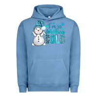 Pigment Pebble Blue i'm so freaking cold bbs Urban Hoodie - BundleAndBundleShop