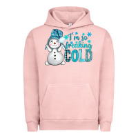 Pigment Salmon i'm so freaking cold bbs Urban Hoodie - BundleAndBundleShop