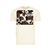Vintage Arctic cowhide and leopard pattern Vintage Tee - RanaPortraitStore