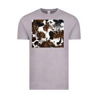 Cowhide And Leopard Pattern Vintage Tee | Teevron
