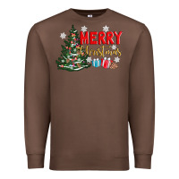 Chestnut merry christmas tree Premium Sweatshirt - AdoDesignShop