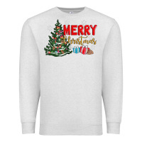 Oatmeal Heather merry christmas tree Premium Sweatshirt - AdoDesignShop