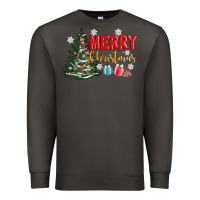 Smoke merry christmas tree Premium Sweatshirt - AdoDesignShop