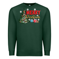Merry Christmas Tree Premium Sweatshirt | Teevron