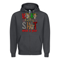 Smoke ho ho holly shit what a year Zipper Hoodie - FaDigitalArtStudio