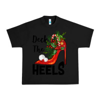Black deck the heels Christmas Urban Heavy Tee - BarkalooDesign