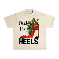 Sandshell deck the heels Christmas Urban Heavy Tee - BarkalooDesign