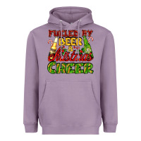 Lavender fueled by beer and christmas cheer with beer bottles Heavyweight Hoodie - AdoDesignShop