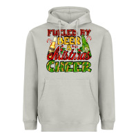 Moon Dust fueled by beer and christmas cheer with beer bottles Heavyweight Hoodie - AdoDesignShop