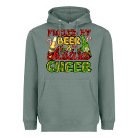 Sage fueled by beer and christmas cheer with beer bottles Heavyweight Hoodie - AdoDesignShop