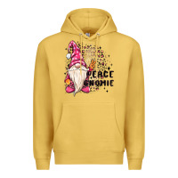 Antique Gold peace gnomie Premium Hoodie - MaliasSmallBusiness