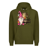 Army Green peace gnomie Premium Hoodie - MaliasSmallBusiness