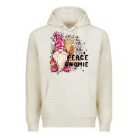 Oatmeal Heather peace gnomie Premium Hoodie - MaliasSmallBusiness
