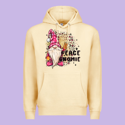 Peace Gnomie Premium Hoodie Designed By Maliassmallbusiness