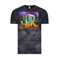 Cloud Black camping Vintage Tee - RanaPortraitStore