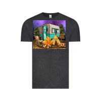 Vintage Black camping Vintage Tee - RanaPortraitStore