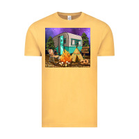 Vintage Mustard camping Vintage Tee - RanaPortraitStore