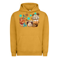 Pigment Peanut Butter dog coffee cups with  food container bbs Urban Hoodie - BundleAndBundleShop